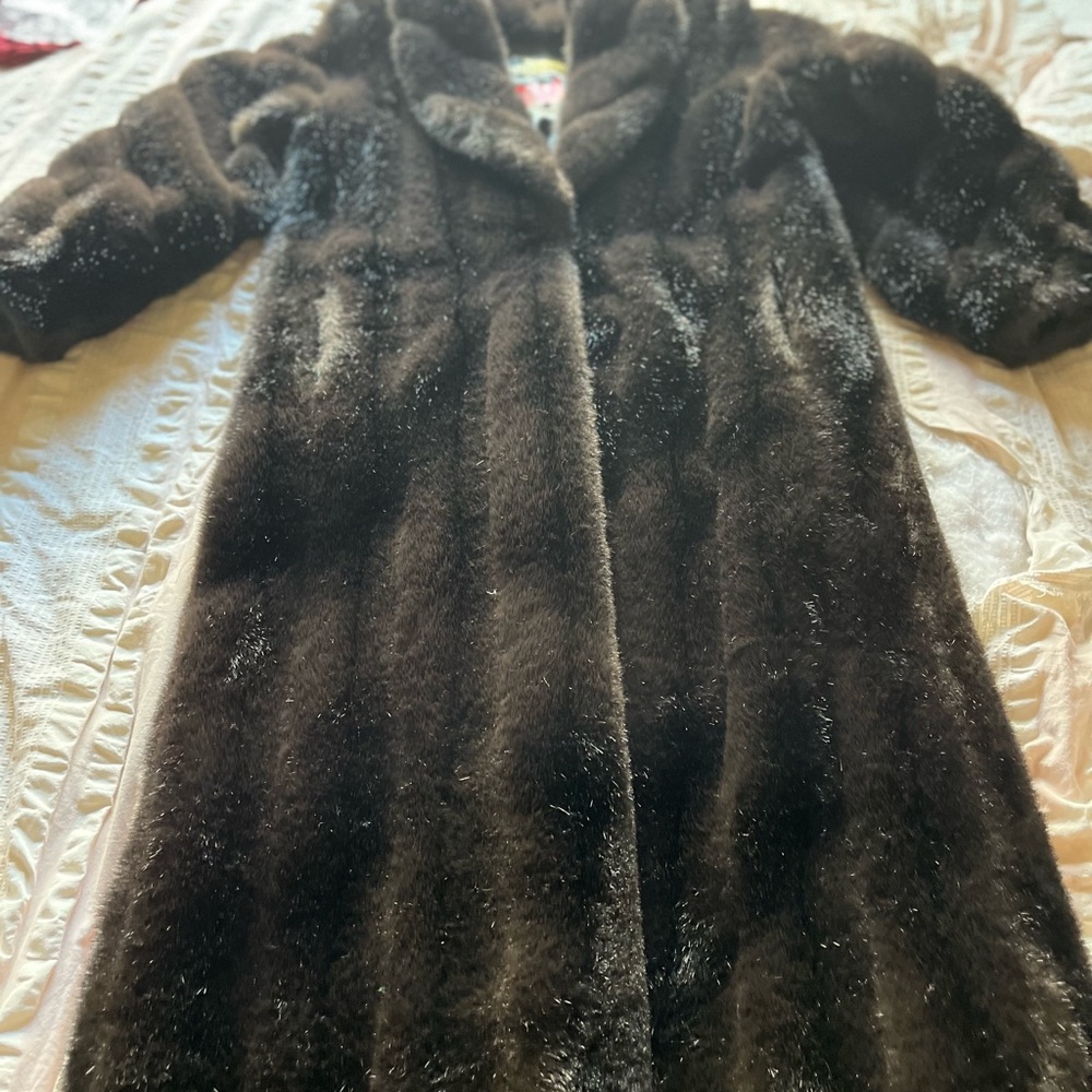 Fabulous Furs Faux Sable  coat